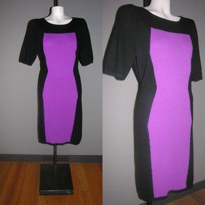 Lord & Taylor colorblock Cashmere Sweater dress